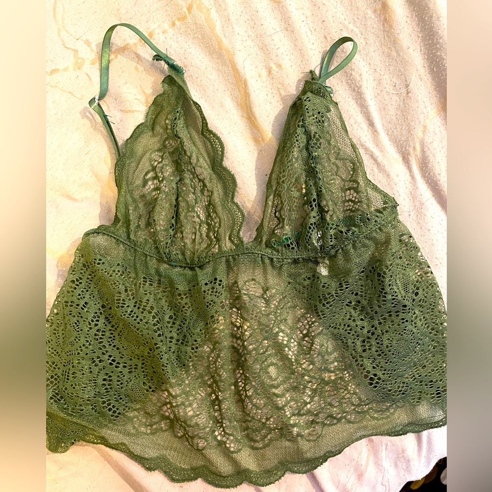 Open Back Lace Bralette